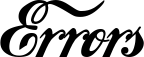 Errors