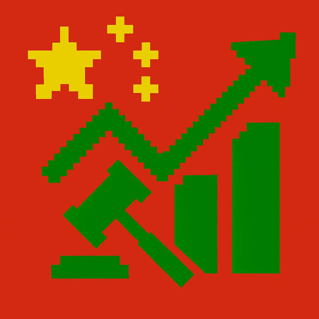 Freaky China-Politikflagge